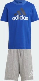 adidas Essentials Logo T-Shirt und Shorts Set semi lucid blue/multicolor (Junior)