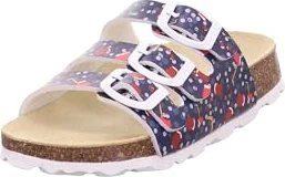 Superfit Fussbettpantoffel Sandale blau/rot (Junior)