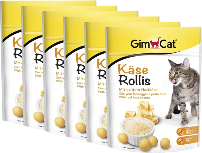 Gimborn GimCat Käse Rollis, 840g (6x 140g)