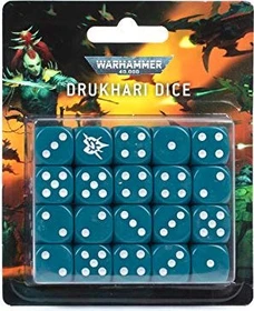 Games Workshop Warhammer 40.000 - Würfelset: Drukhari