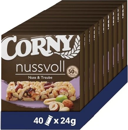 Corny Nussvoll Müsliriegel Nuss/Traube