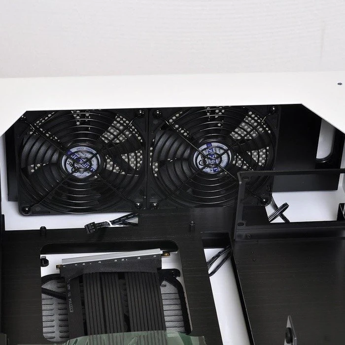 Lian Li PC-O5 weiß, Glasfenster, Mini-ITX