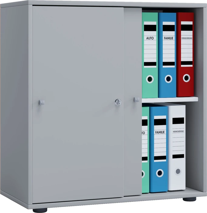VCM Lona L, grau/grau, Aktenschrank