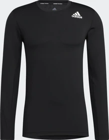 adidas Techfit Compression Kompressionsshirt langarm schwarz (Herren)