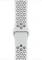 Apple Nike Sportarmband S/M und M/L für Apple Watch 44mm Platinum/schwarz Vorschaubild