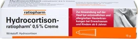 Hydrocortison-ratiopharm 0.5% Creme, 15g