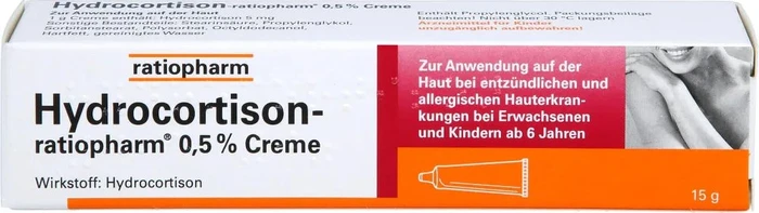Hydrocortison-ratiopharm 0.5% Creme, 15g