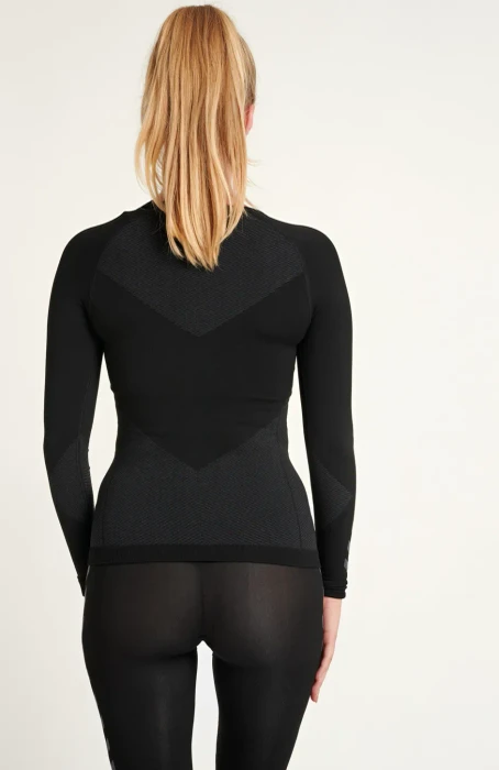 hummel Seamless First Jersey Funktionsshirt langarm schwarz (Damen)