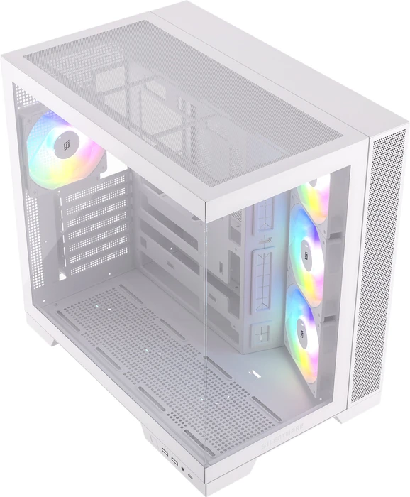 Silentware View A-RGB White, Glasfenster