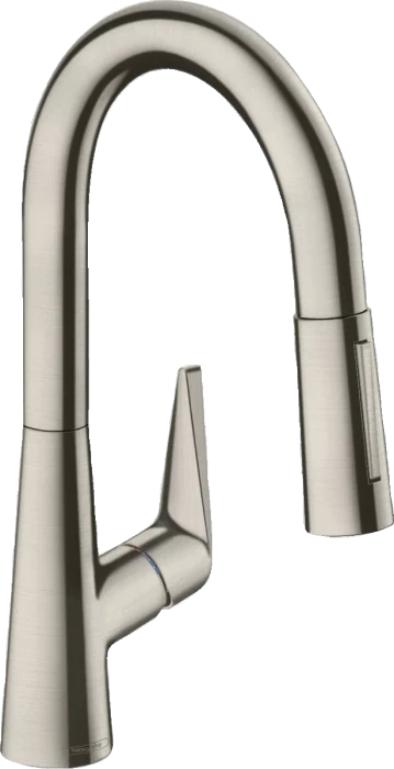 Hansgrohe Talis M51 160 2jet ausziehbar mit Schlauchbox edelstahl finish