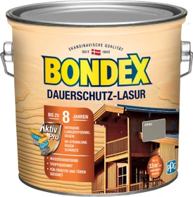 Bondex Dauerschutz-Lasur grau, 2.5l