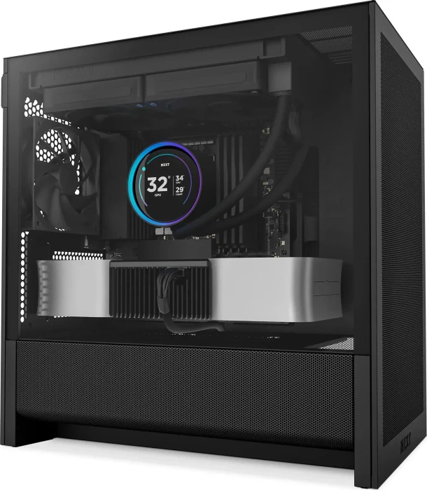 NZXT H3 Flow [2025] Black, schwarz, Glasfenster