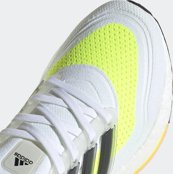 adidas Ultraboost 21 cloud white/core black/solar yellow (Damen)