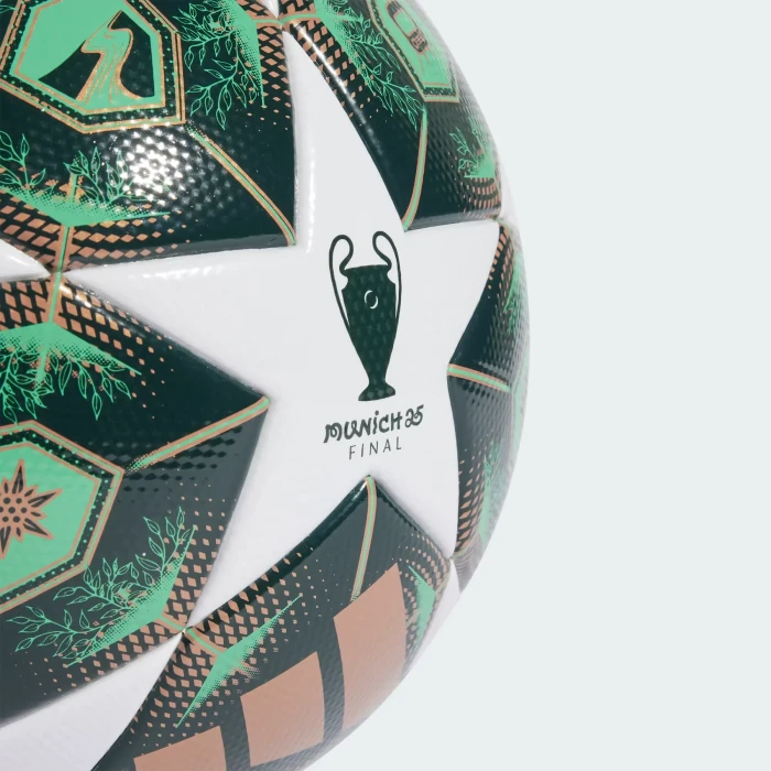 adidas UCL 2024/2025 Knockout Stages League Fußball white/shadow green/hi-res green