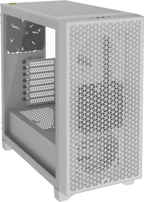 Corsair 3000D Airflow, weiß, Glasfenster