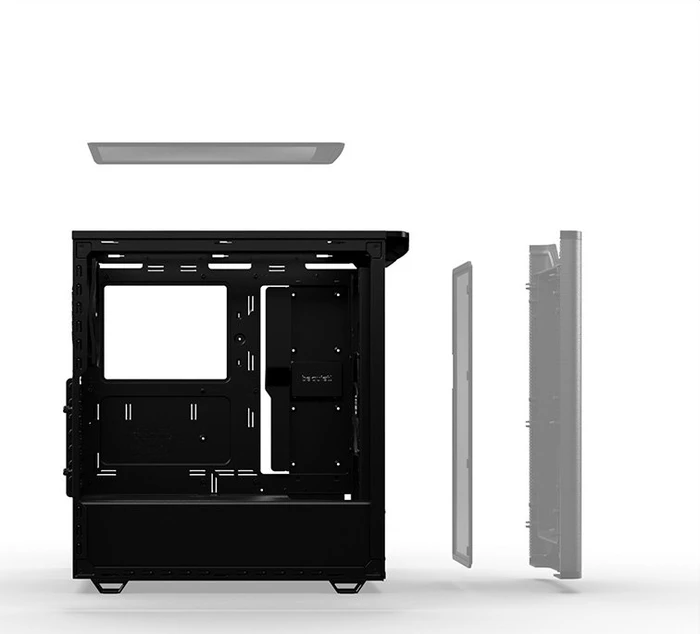 be quiet! Pure Base 501 Airflow Black, schallgedämmt