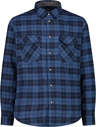 CMP Karomuster Hemd langarm b.blue/bluestone (Herren)