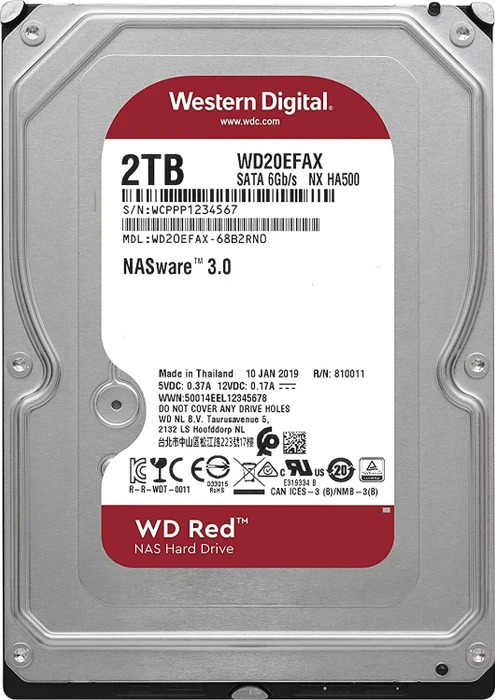Western Digital WD Red 2TB, 24/7, 512e / 3.5" / SATA 6Gb/s