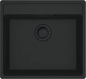 Franke Maris MRG 610-52 TL Einbau Becken mittig black matt