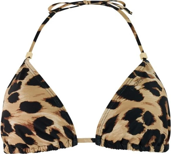 Protest Ales Leopard Bikini-Oberteil fudge camel (Damen)