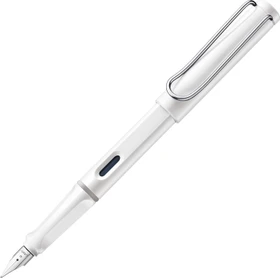 Lamy safari weiß, rechte Hand, mittel