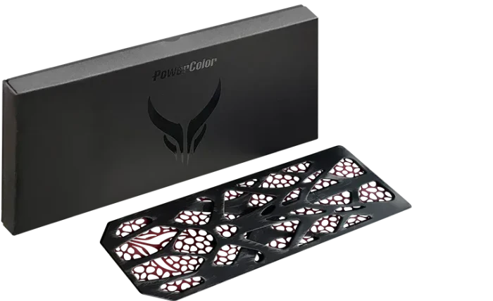 PowerColor Red Devil RX 7000 Series Devil Skin Backplate