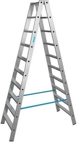 Krause Stabilo Professional Alu 2-tlg. Stehleiter, 2x 10 Stufen