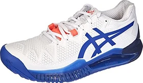 Asics Gel-Resolution 8 white/lapis lazuli blue (Damen)