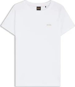 Hugo Boss Logo T-Shirt kurzarm weiß (Damen)