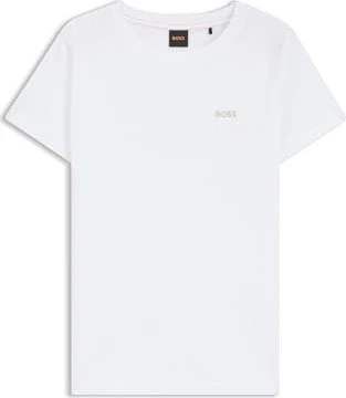 Hugo Boss Logo T-Shirt kurzarm weiß (Damen)