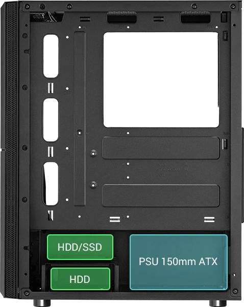 FSP CMT271, Glasfenster