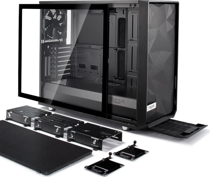 Fractal Design Meshify S2 Black TG Light Tint, helles Glasfenster
