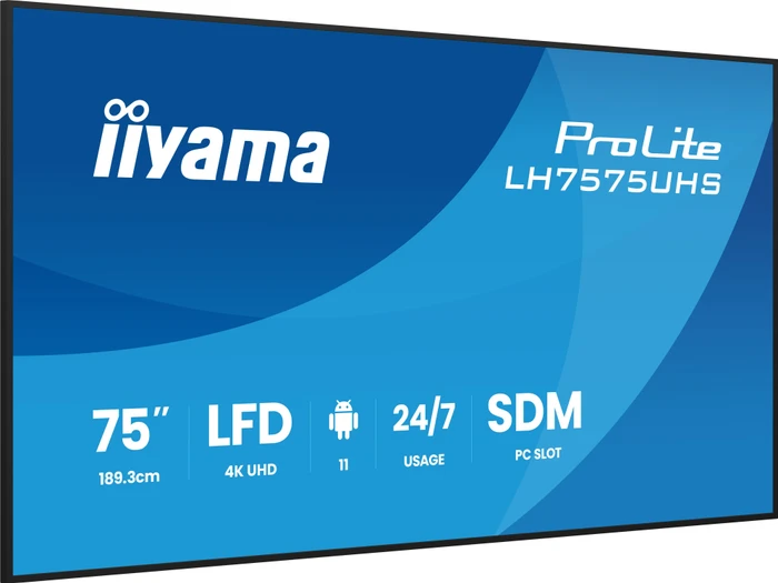 iiyama ProLite LH7575UHS-B2AG, 75"