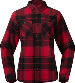 Bergans Nordmarka Flannel Hemd langarm red/black check (Damen)