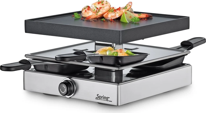 Spring Raclette4 Classic Raclette silber