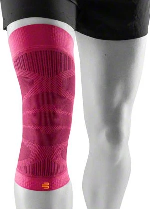 Bauerfeind Sports Compression Knee Support Kniebandage Größe M pink, 1 Stück