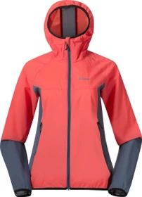 Bergans Vaagaa Windbreaker Jacke peachy red/granite blue (Damen)