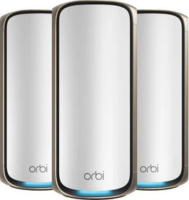 Netgear Orbi Wi-Fi 7, 970 Serie RBE973S, BE27000, Router und 2x Repeater Set, 3er-Bundle (RBE973S-100EUS / RBE973S-100UKS)
