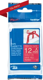 Brother TZe-RW34 Beschriftungsband, 12mm, gold/weinrot