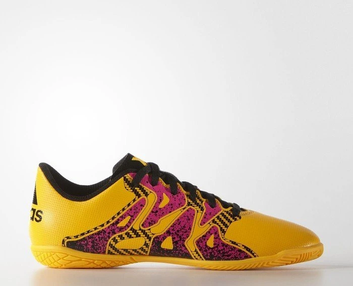 adidas X15.4 IN solar gold/core black/shock pink (Junior)