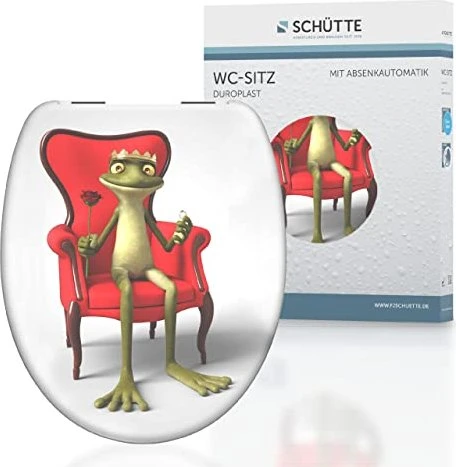 Schütte Duroplast WC-Sitz mit Absenkautomatik frog king