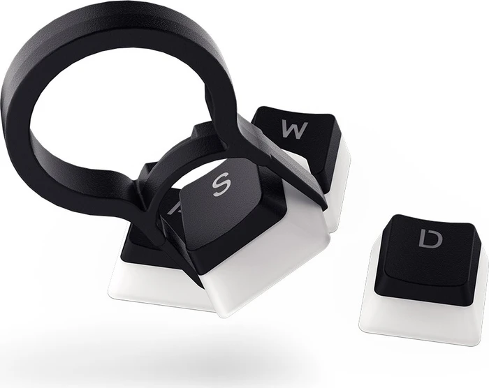 Endorfy PBT Pudding Keycaps, Kunststoff (PBT) Double-Shot, schwarz/transparent, 124 Tasten, ANSI-US