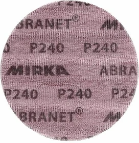 Mirka Abranet Grip Gewebeschleifblatt K240, 150mm, 50 Stück