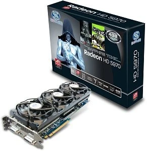 Sapphire Toxic Radeon HD 5970, 2x 2GB GDDR5, 2x DVI, mDP, full retail