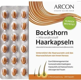 Arcon Bockshorn + Mikronährstoff Haarkapseln, 180 Stück