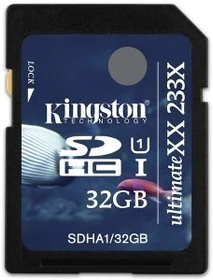 Kingston UltimateXX 233x R60/W35 32GB, UHS-I, Class 10