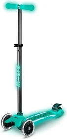 Micro Maxi Micro Deluxe Glow LED Plus Kickboard jelly green