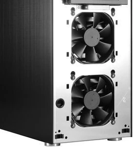 Lian Li PC-B25FB Blue Ring schwarz, schallgedämmt