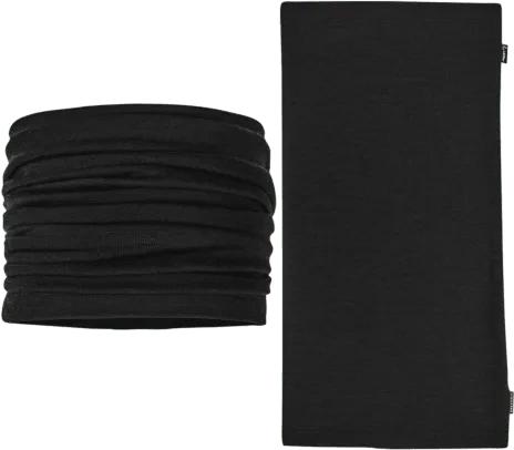 Löffler Multifuncional Merino Schlauchtuch schwarz