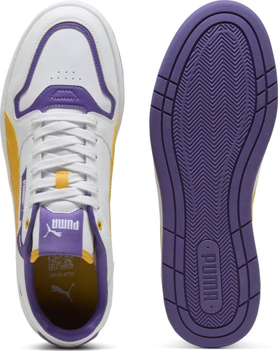Puma Court Classic Street puma white/yellow sizzle/team violet